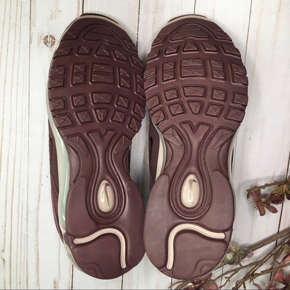 NEW Nike Air Max 97 Burgundy Sneakers 8.5 - Picture 5 of 6